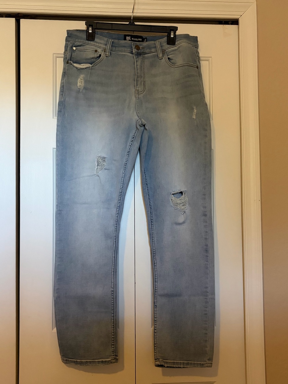RSQ Light Blue Slim Straight Men’s Jeans